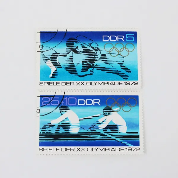 Lot Of 6 Germany DDR 1972 Summer Olympics Stamps Used Cancelled Munich Sports
