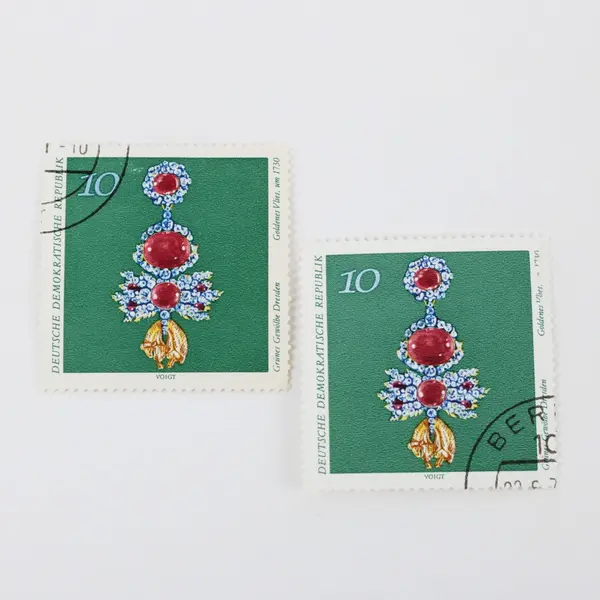 Lot Of 6 1971 East Germany DDR Dresden Gallery Voigt Used Stamps 