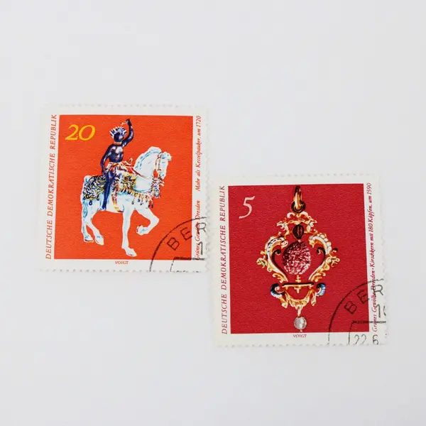 Lot Of 6 1971 East Germany DDR Dresden Gallery Voigt Used Stamps 