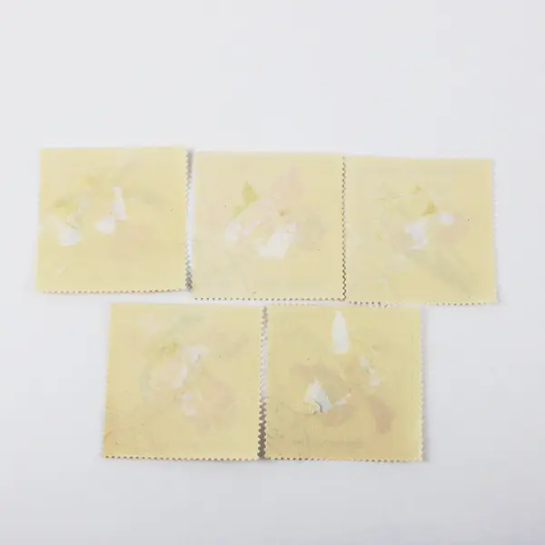 Lot of 5 Germany DDR 1968 Orchids Used Postage Stamps
