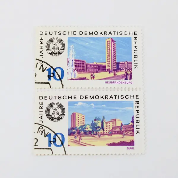 Lot of 6 1969 DDR East Germany Architecture Stamps Used