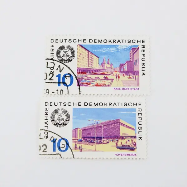 Lot of 6 1969 DDR East Germany Architecture Stamps Used