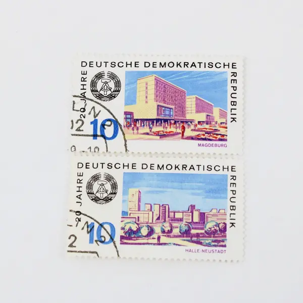 Lot of 6 1969 DDR East Germany Architecture Stamps Used