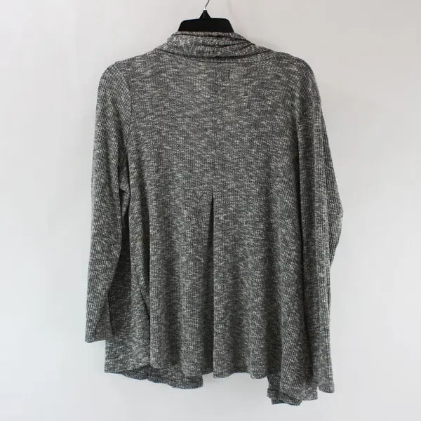 a.n.a A New Approach Grey Space Dye Knit Open Front Cardigan PM
