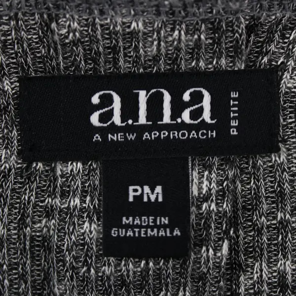 a.n.a A New Approach Grey Space Dye Knit Open Front Cardigan PM