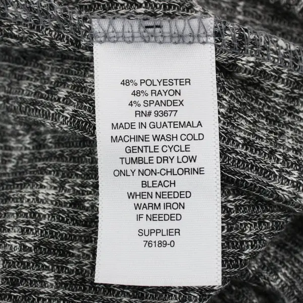 a.n.a A New Approach Grey Space Dye Knit Open Front Cardigan PM