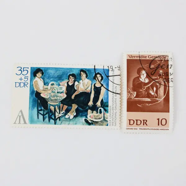 Lot Of 7 East Germany DDR 1967-1972 Paintings Used Canceled Stamps 