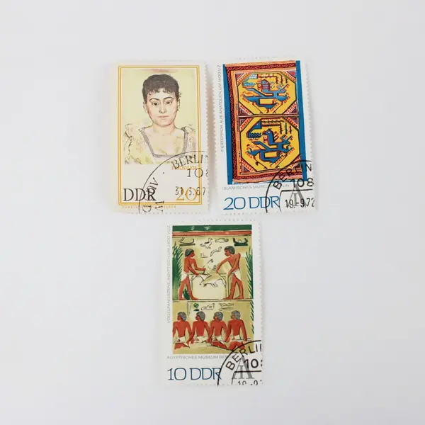 Lot Of 7 East Germany DDR 1967-1972 Paintings Used Canceled Stamps 