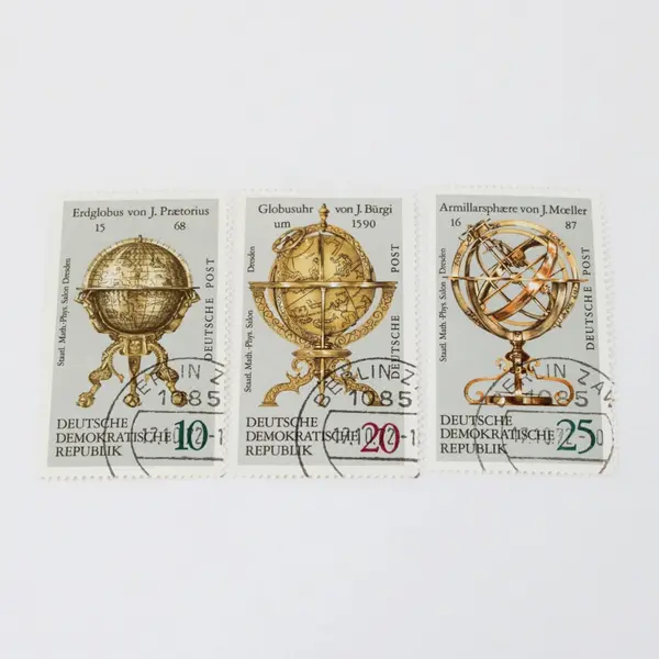 Germany DDR GDR 1972 Astronomy Stamps Set of 3 Mi #1403, 1405-1406