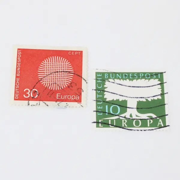 Lot Of 8 Germany Bundespost Europa CEPT Stamps Used Canceled