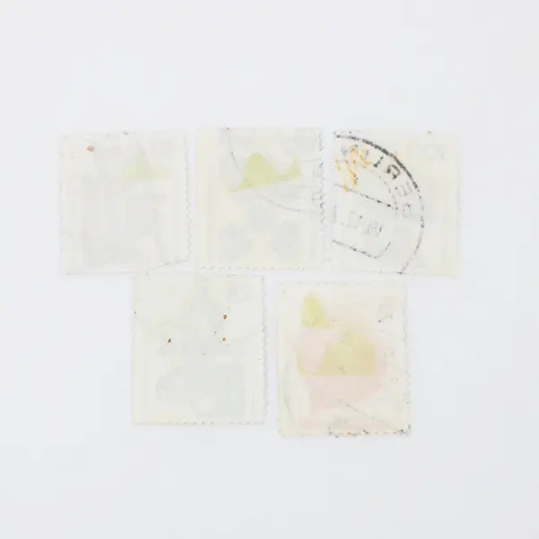 Lot Of 5 Germany 1970s Accident Prevention Stamps Used 