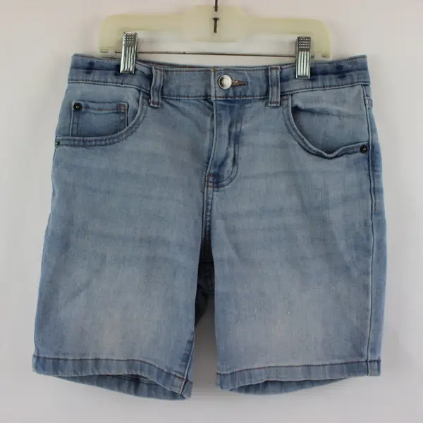 Wonder Nation Girls Denim Jean Shorts Light Wash Size 12