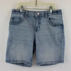 Wonder Nation Girls Denim Jean Shorts Light Wash Size 12