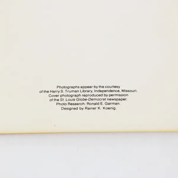 Hallmark Here's Harry! Candid Quips & Quotes Harry Truman 1976 PB