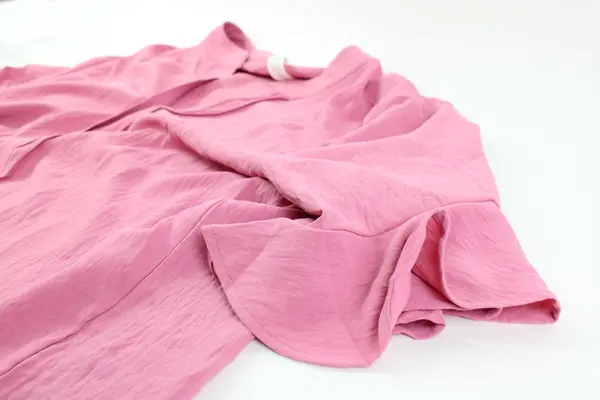 B Women's Pink V-Neck Short Bell Sleeve Top XXL Pre-Owned