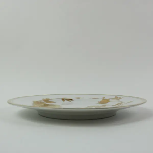 Norcrest 50th Anniversary Gold Floral Fine China Plate