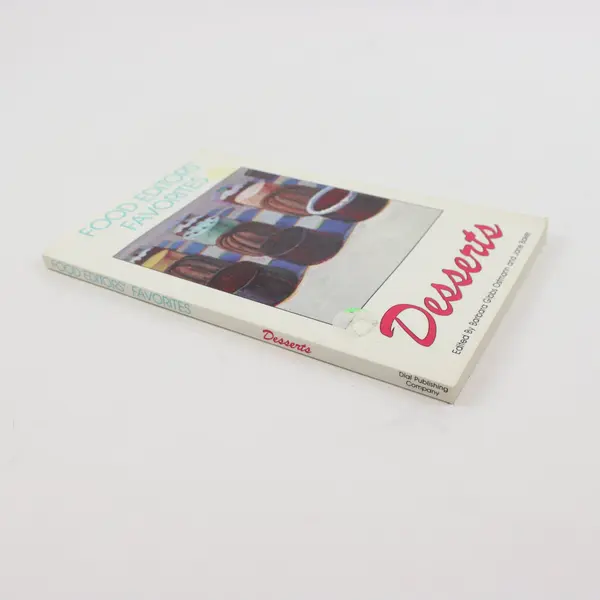 MADD VTG Food Editor's Favorites Desserts Barbara G Ostmann Jane Baker 1988 PB 