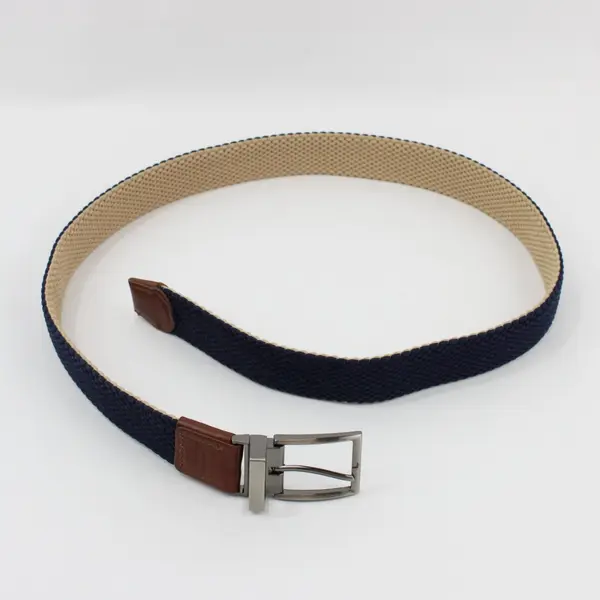 Lot of 4 Beige Blue Woven Belts DIY Craft Costume Upcycle