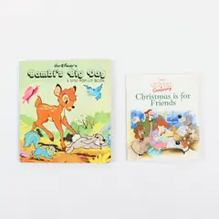 Lot of 2 Disney Bambi's Big Day Mini Pop-Up Oliver & Company Paperback 1977 2021