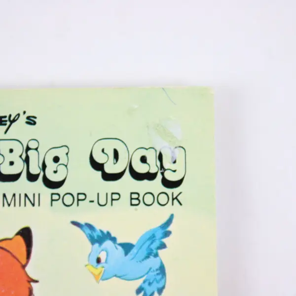 Lot of 2 Disney Bambi's Big Day Mini Pop-Up Oliver & Company Paperback 1977 2021