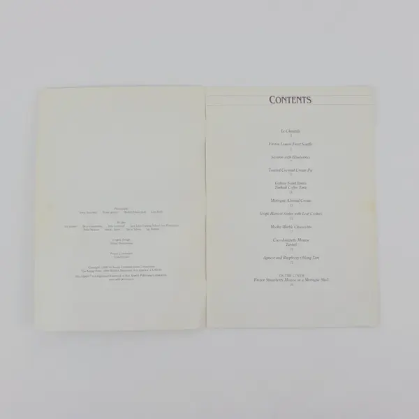 Vintage 1982 PB Booklet Ultimate Desserts Spectacular Recipes from Bon Appetit