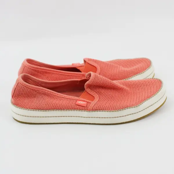 UGG Bren Women's Slip-On Mesh Sneakers Coral Orange Size 9
