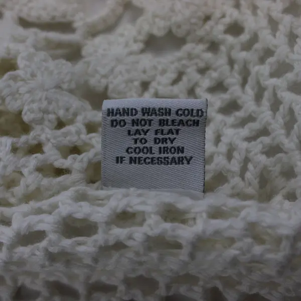 Dressbarn Women's Off-White Lace Crochet Beaded Cardigan Small