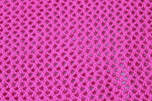 Pink Crochet Short Poncho Shawl One Size Women's Wrap