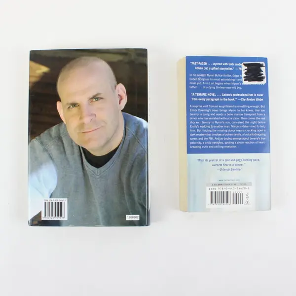 Lot of 2 Harlan Coben Promise Me Darkest Fear Hardcover Paperback