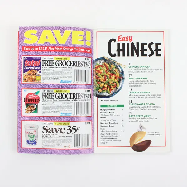 Betty Crocker Creative Ideas Magazine February 1995 Chinese Cooking General
