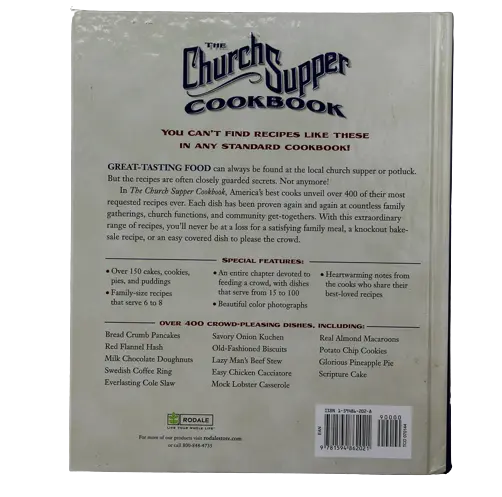 The Church Supper Cookbook Over 400 Potluck Recipes David Joachim 2005 HC
