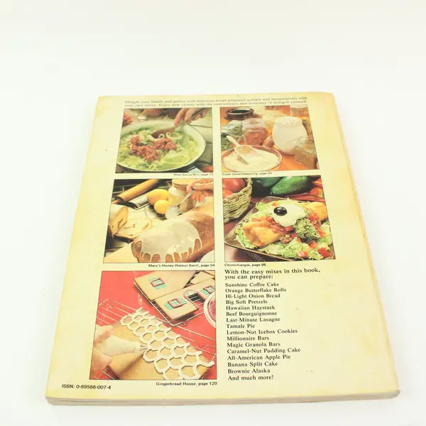 Vintage Make-A-Mix Cookery 1978 Paperback Cookbook How to Make Your Own Mixes
