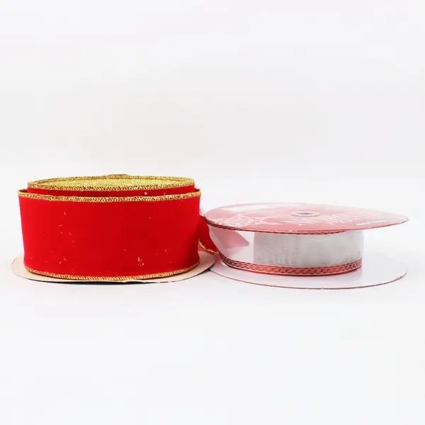 Lot 5 Partial Ribbon Rolls Assorted Colors Kirkland Signature Nu-Vel Lion