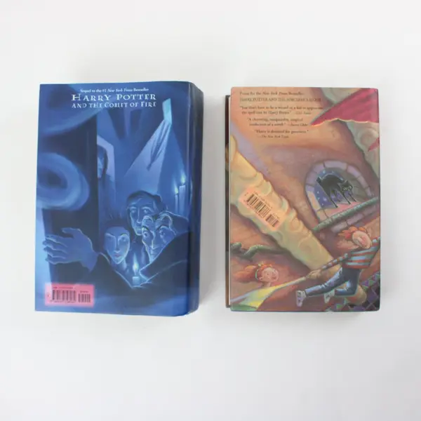 Lot of 2 Harry Potter HC Books J.K. Rowling Dust Jackets 1999 & 2003