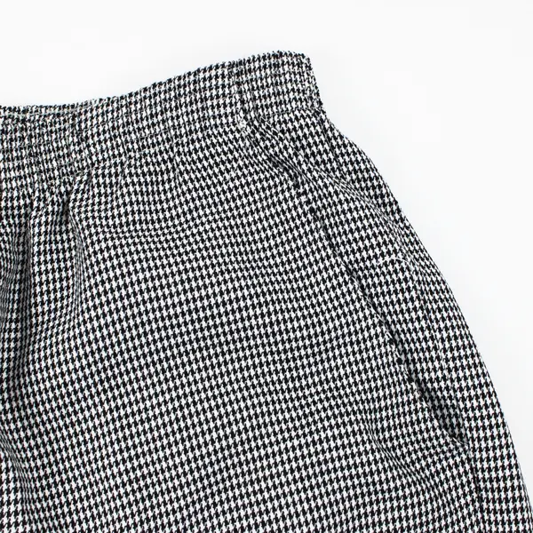 Briggs New York Women's 16W Houndstooth Pull-On Pants Black White
