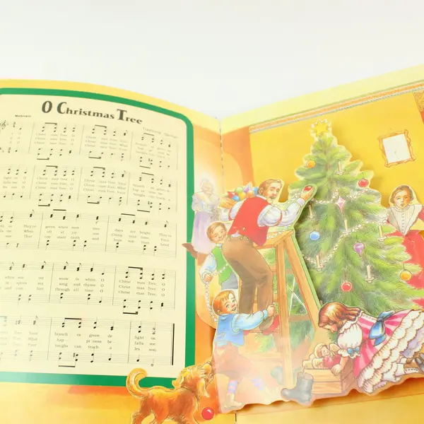 Troll Associates Christmas Sing-Along Pop-Up Song Book Carols Pat Paris 1992