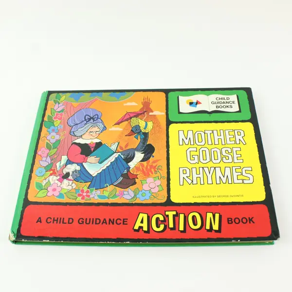 Mother Goose Rhymes George DeSantis Illustrated Child Guidance Action Book