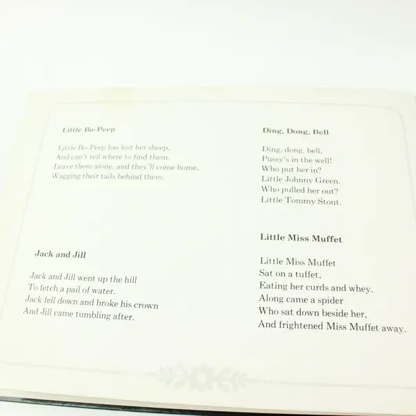 Mother Goose Rhymes George DeSantis Illustrated Child Guidance Action Book