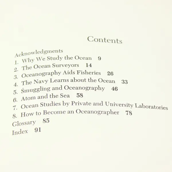 Oceanographers in Action Bergquist Foss Oceanography 1968 G.P. Putnam's Sons