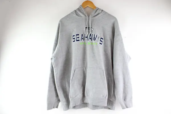 Seattle Seahawks NFL Team Apparel Gray Hoodie Men's NFC West