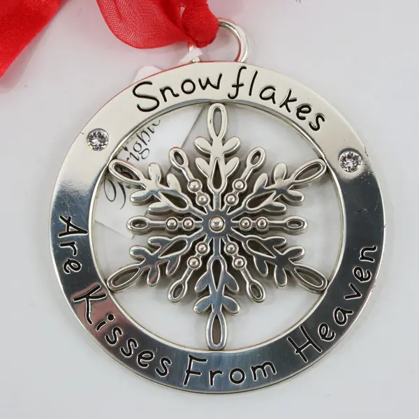 Brighton Snowflake Ornament Snowflakes Are Kisses From Heaven Christmas G70690