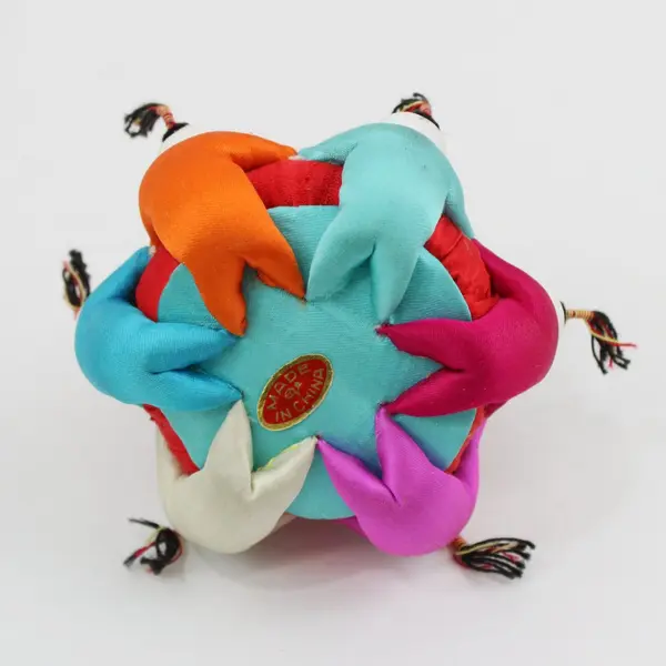 Novelty Red Pin Cushion with Colorful Figures Sewing Craft Decor