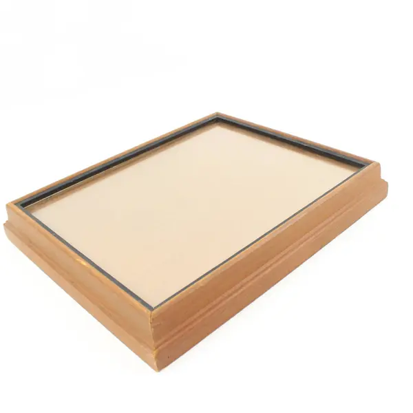 Unbranded Wooden Brown 8x10 Rectangular Picture Frame Portrait