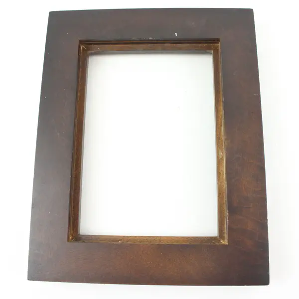 Lot of 2 Poly-Craft F137 Slim-Line 5x7 Picture Frames, 1 Beaded No Glass
