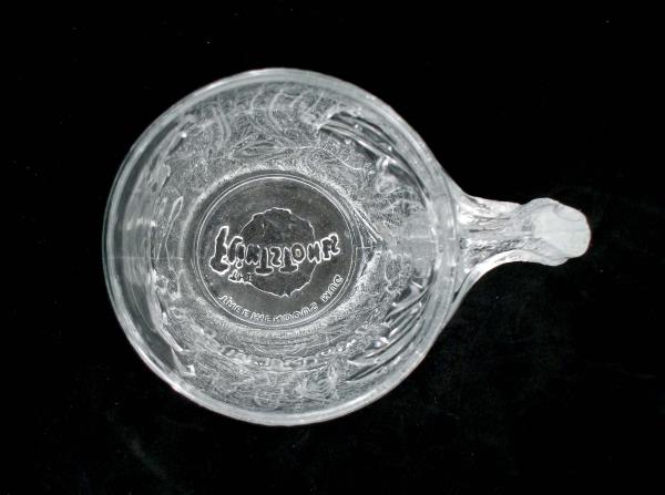 McDonalds THE FLINSTONES Frosted Glass TreeMendous Mug 1993 RocDonalds
