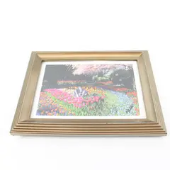Framed Color Tulip Photograph Desk Wall Display 8.5 x 6.5 in