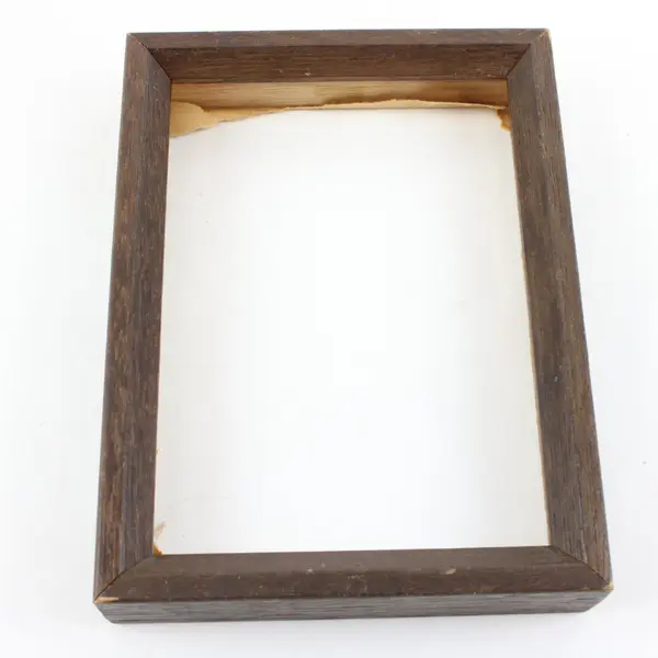 Lot of 3 Assorted Wood and White Open Back Picture Frames