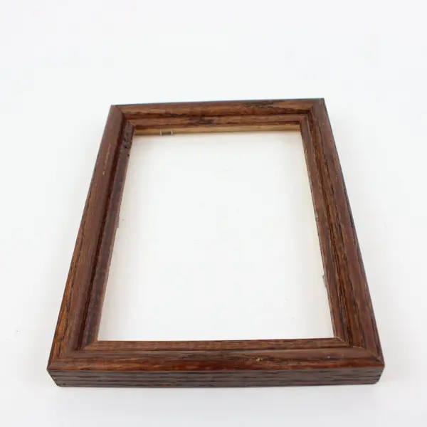 Lot of 3 Assorted Wood and White Open Back Picture Frames