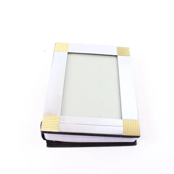 Burnes Mini Photo Album 80 Pages Black Gold Tone Pre-Owned