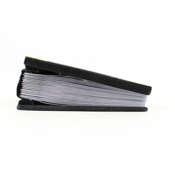 Burnes Mini Photo Album 80 Pages Black Gold Tone Pre-Owned